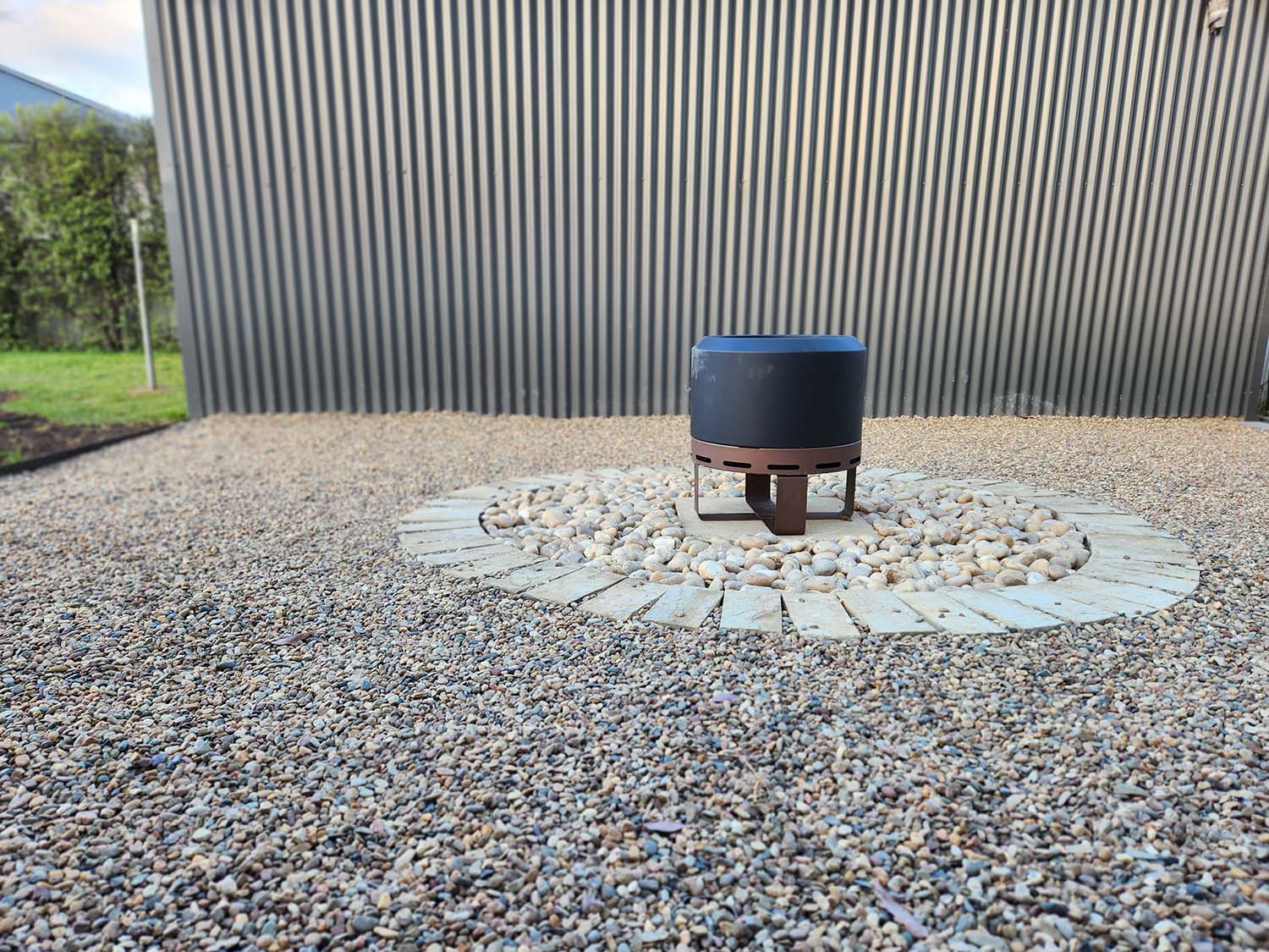 PebbleLock - fire place