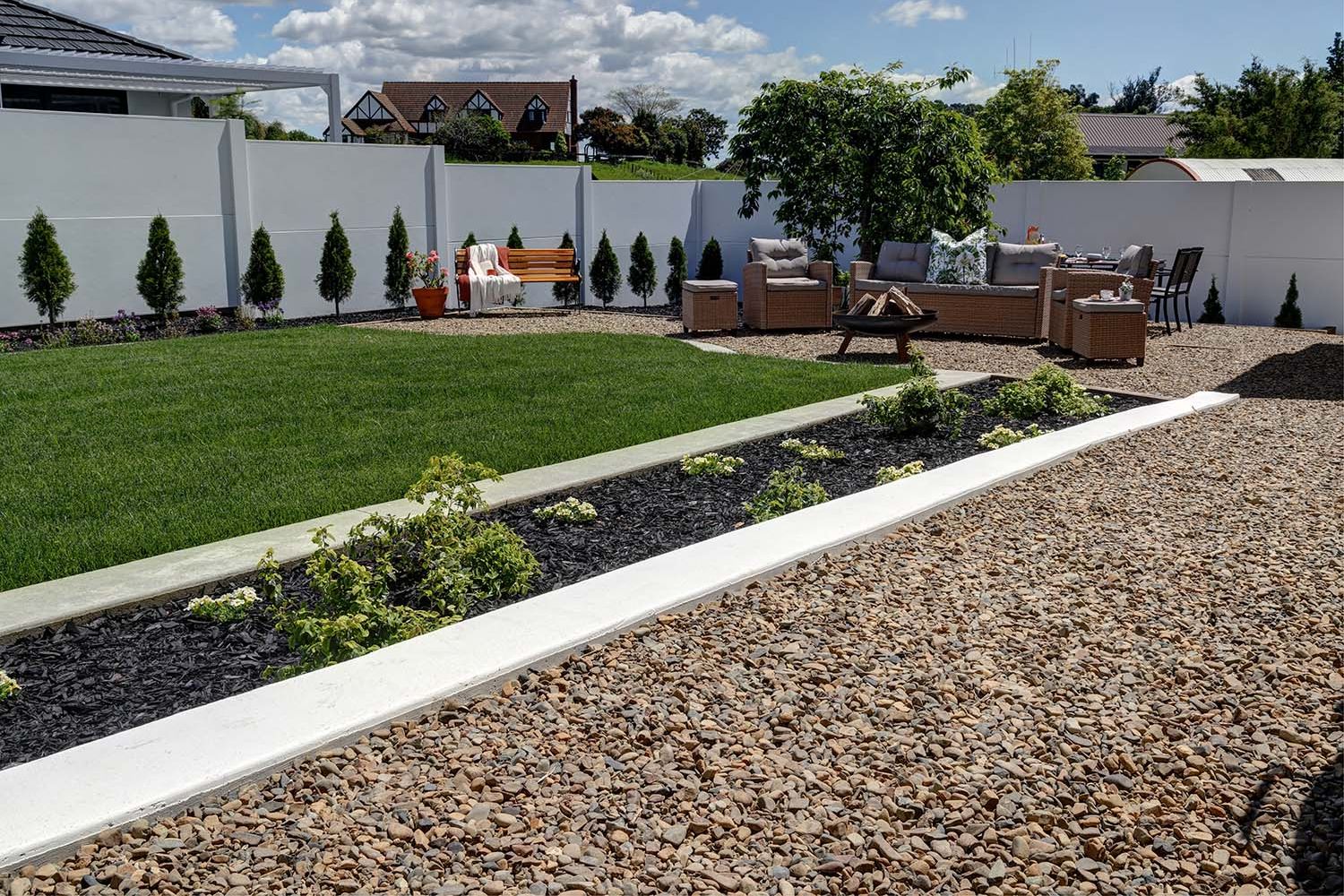 SmartPave permeable pavers being installed for a patio
