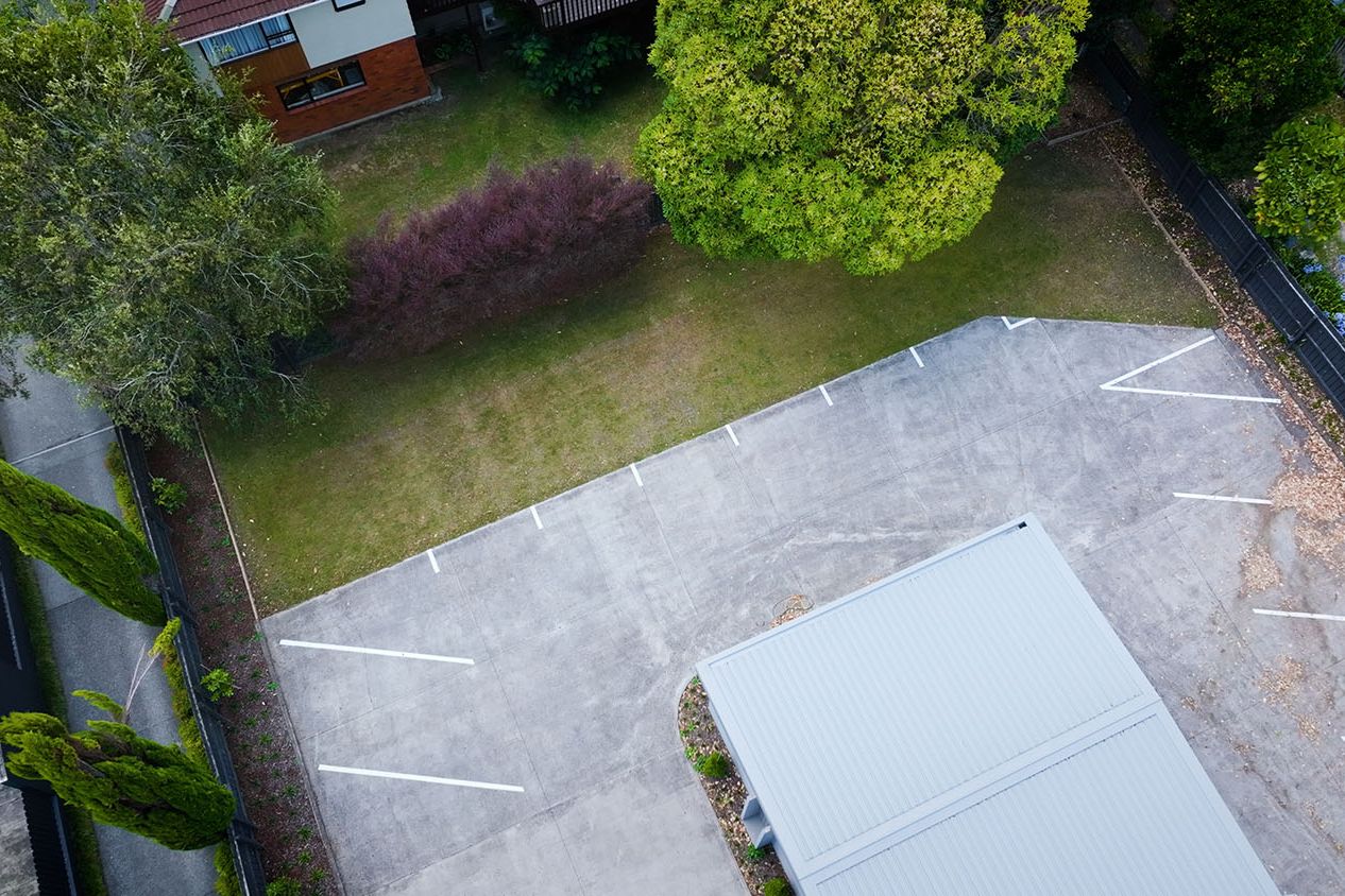 Commercial grass parking reinforced with SurePave