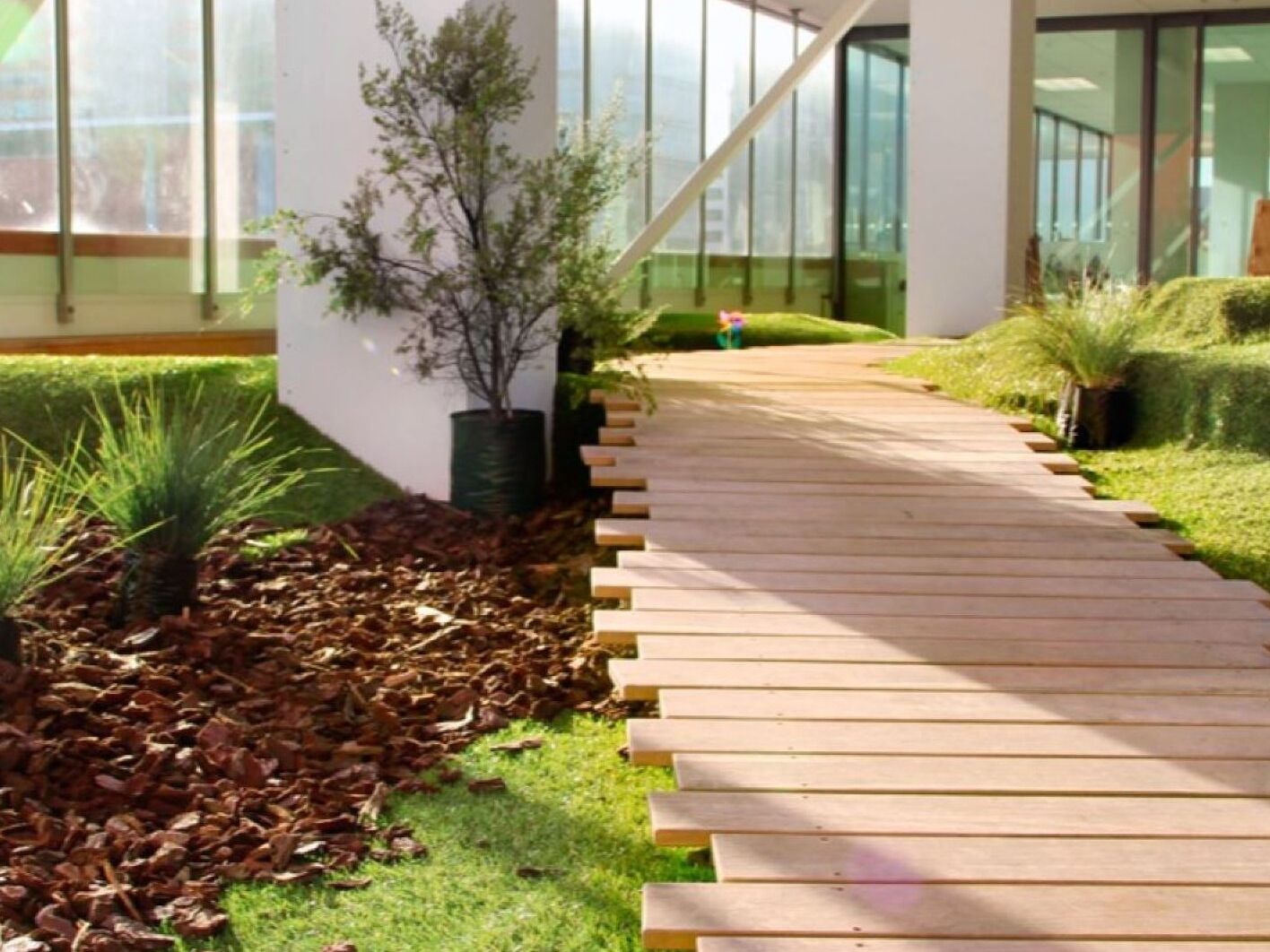 SureSoak drainage cells under artificial turf