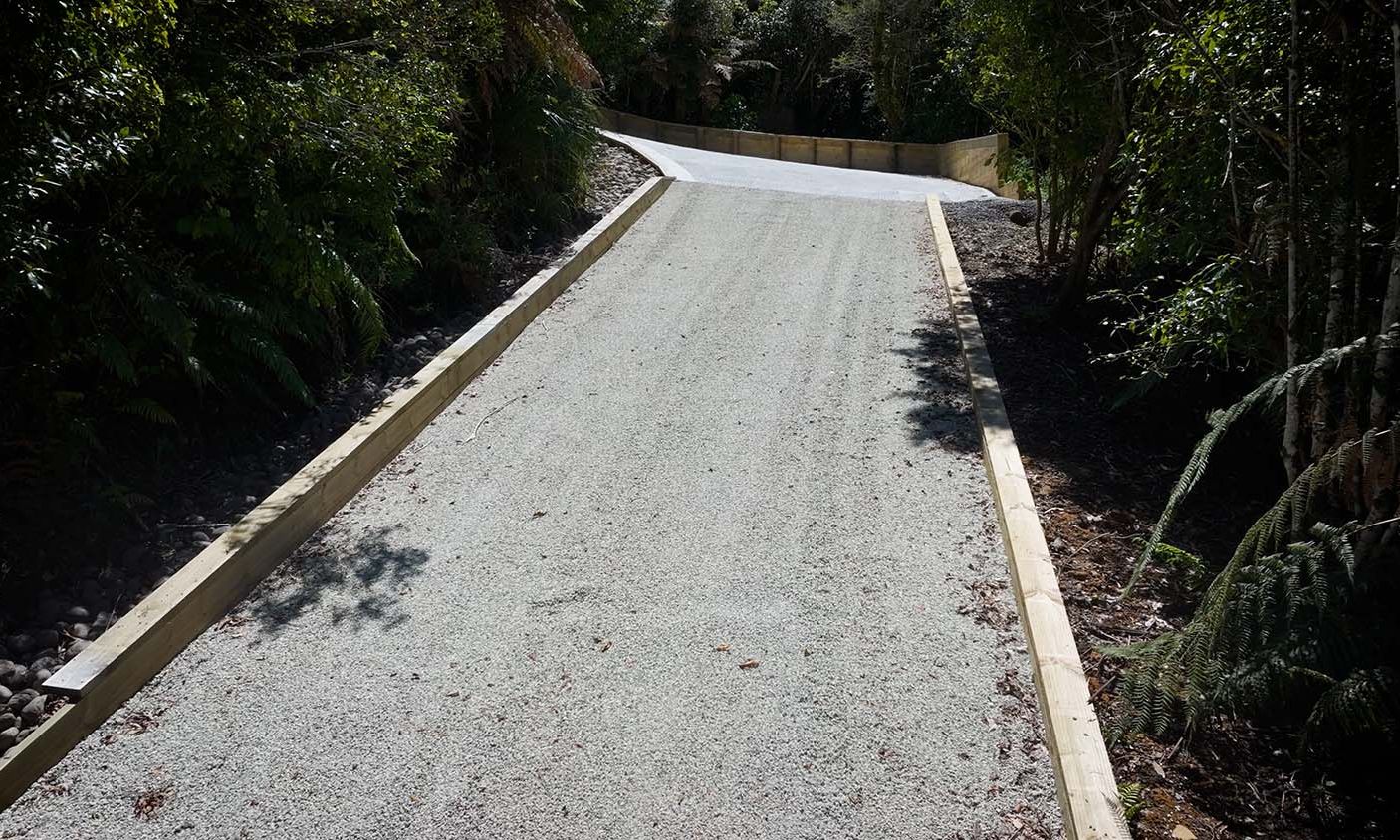 SurePave pavers being installed on a driveway