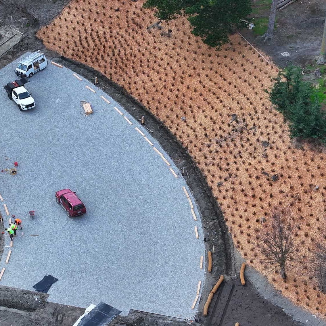 SurePave permeable paving at Waterfall Park, Arrowtown