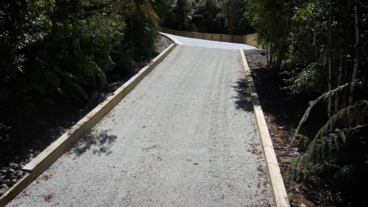 Installing SurePave permeable pavers on a driveway