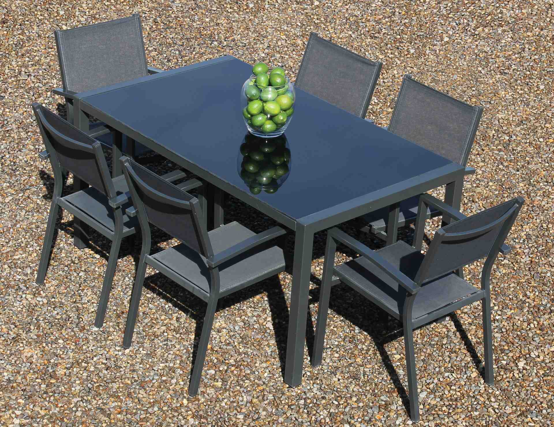 pebblelock outdoor seating area