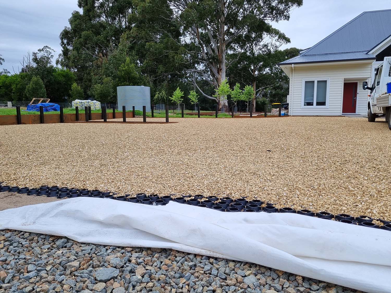 Pebbled Driveway solution