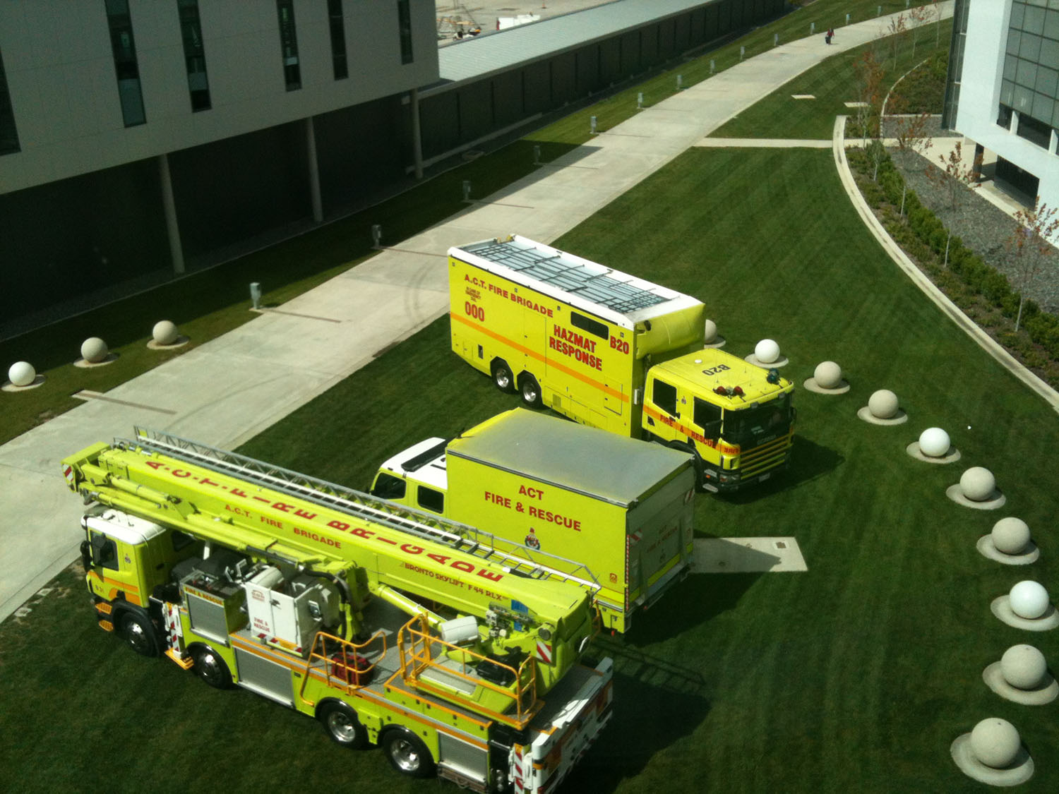 Fire Truck Stable Turning Area